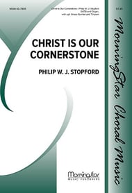 Christ Is Our Cornerstone SATB choral sheet music cover Thumbnail